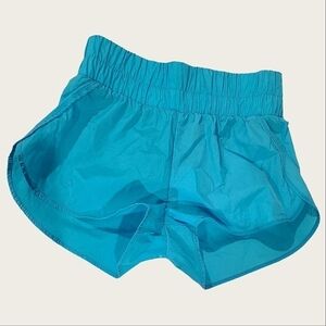 Rue 21 High Waisted Blue Nylon Shorts Size Small